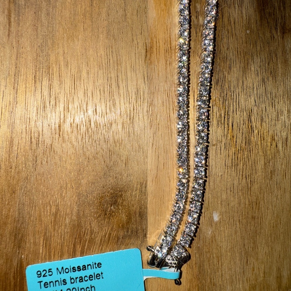Moissanite Tennis Necklace 20inch